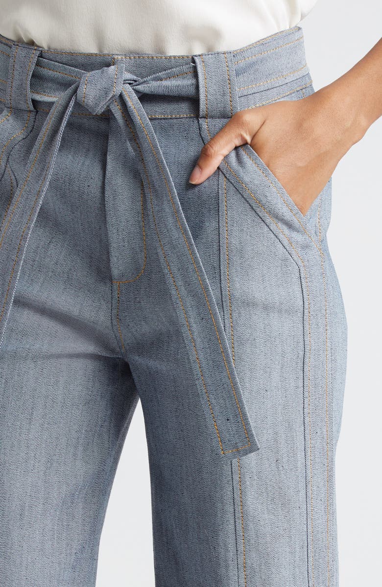 Cinq à Sept Dakota Straight Leg Denim Pants, Alternate, color, Light Indigo