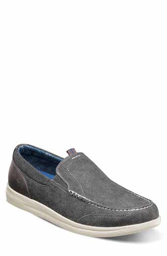 NUNN BUSH Brewski Organic Cotton Slip-On Sneaker- Wide Width Available