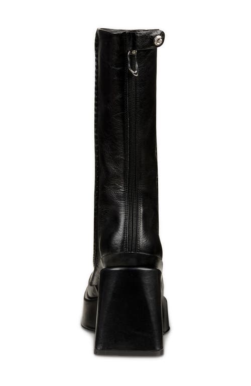 Cult Gaia Emersyn Block Heel Platform Boot In Black