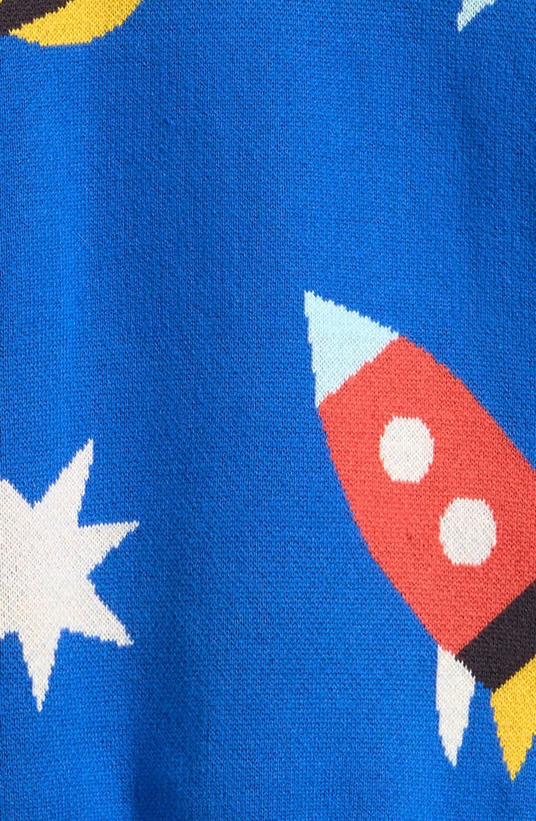 Rock Your Kid Kids' Space Race Cotton Crewneck Sweater, Alternate, color, Space Race