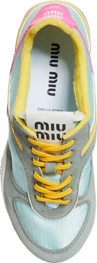 Miu Miu Gymnasium Low Top Sneaker (Women) | Nordstrom
