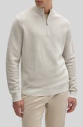Robert Barakett Gonzalo Quarter Zip Cotton Sweater