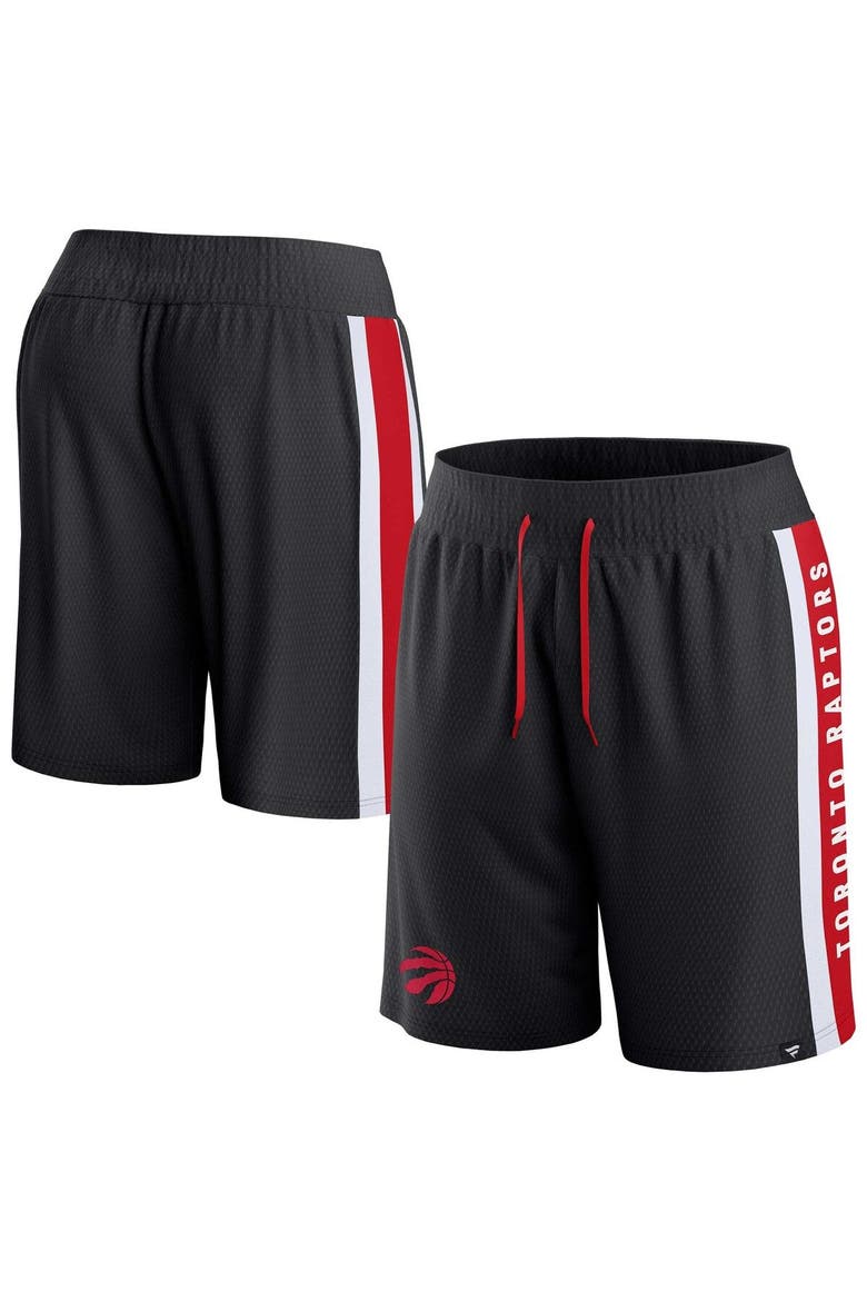 Men's Fanatics Branded Black Toronto Raptors Referee Iconic Mesh Shorts, Main, color, Black