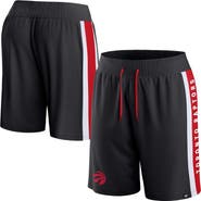 FANATICS Men's Fanatics Branded Black Toronto Raptors Referee Iconic Mesh Shorts