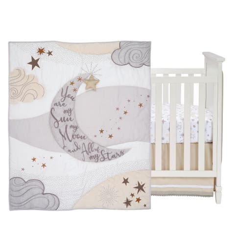 Goodnight Moon 3-Piece Celestial Nursery Baby Crib Bedding Set