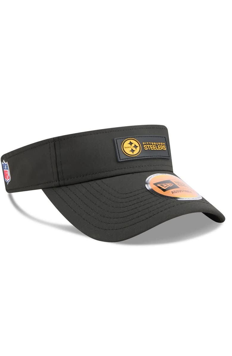 New Era Men's New Era Black Pittsburgh Steelers 2025 Sideline  Visor, Alternate, color, Black