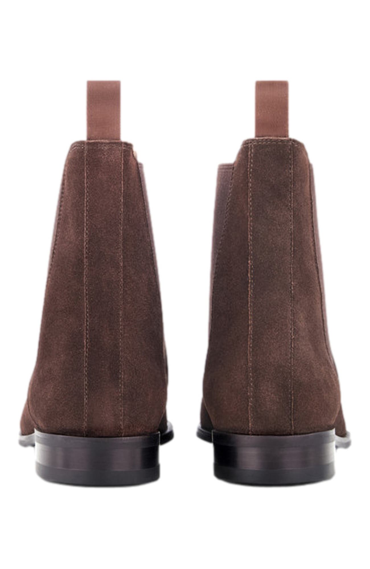 Ashford Chelsea Boot, Alternate, color, Tobbacco Velvet Brown Suede