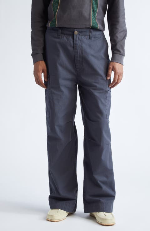 Cotton Ripstop Cargo Trousers