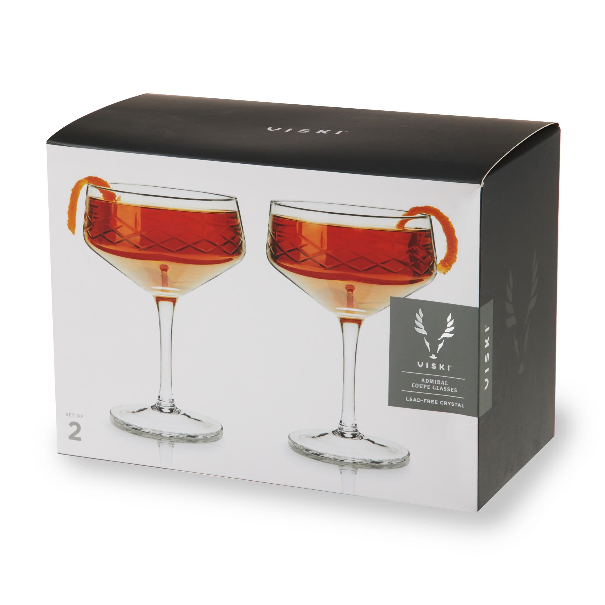 Viski Admiral Crystal Coupe Glass - Thumbnail 4