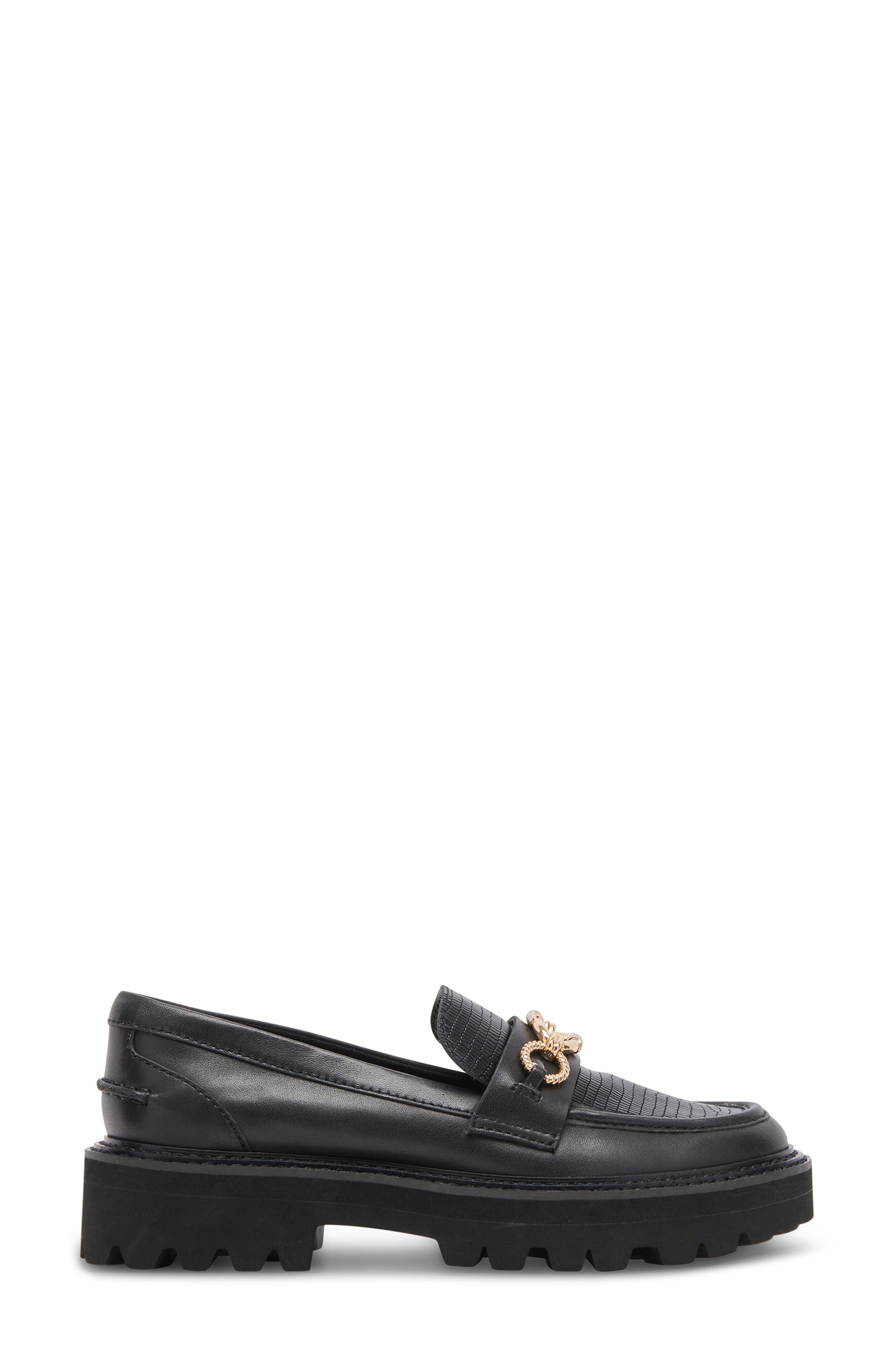 Dolce Vita Mambo Platform Loafer, Alternate, color, Black Multi Leather