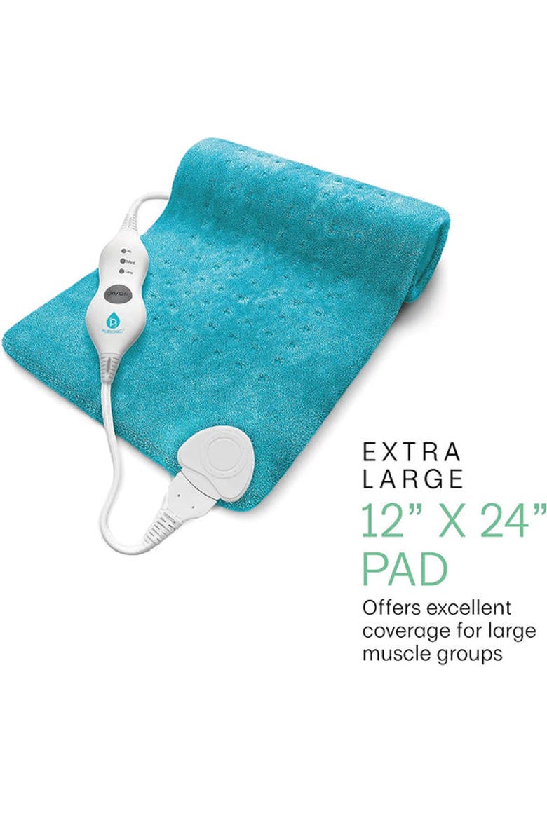 Electric Heating Pad, Alternate, color, Teal