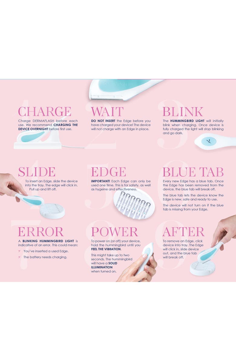 DERMAFLASH Lavender Facial Exfoliating Device, Alternate, color,