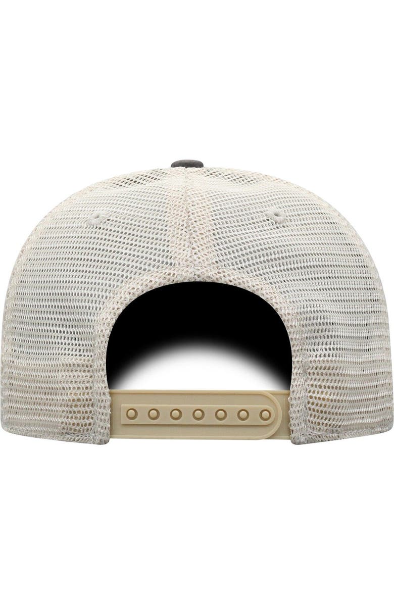 TOP OF THE WORLD Men's Top of the World Brown Southeastern Louisiana Lions Scat Mesh Trucker Snapback Hat, Alternate, color, Brown