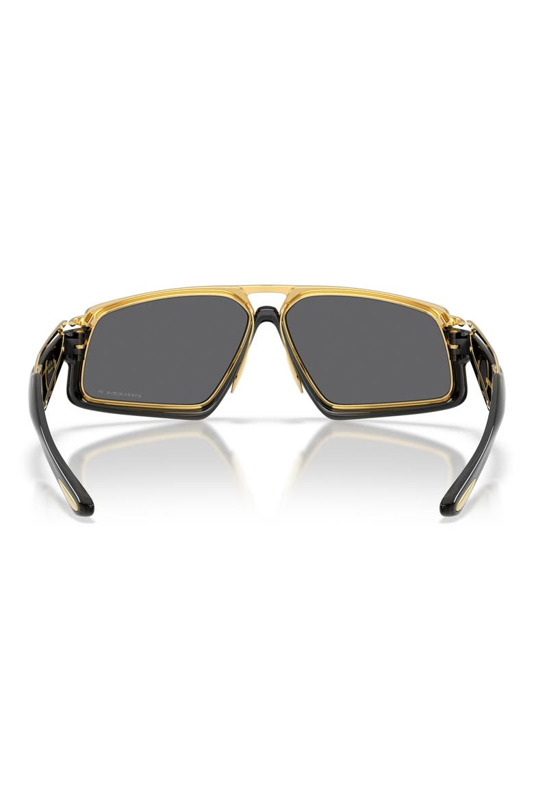 Massillon 61mm Polarized Rectangle Sunglasses, Alternate, color, BLACK INK / PRIZM BLACK