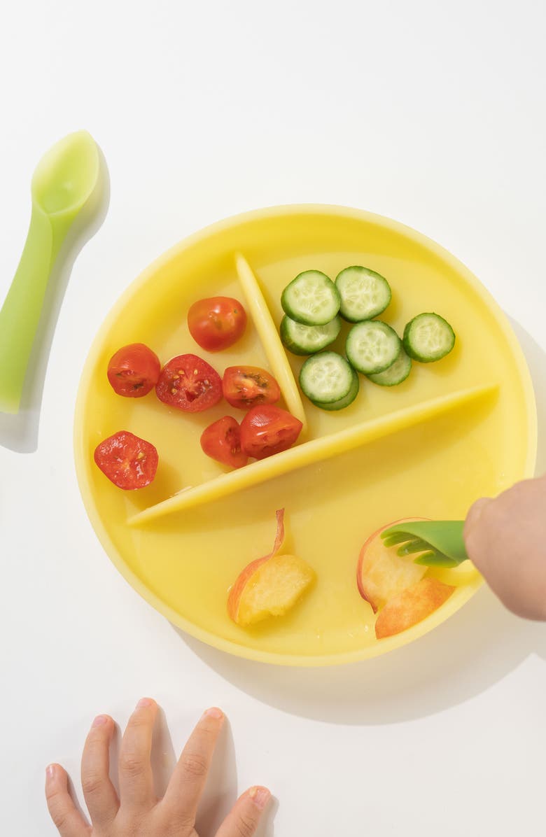 Olababy Toddler Independent Feeding Set, Alternate, color, Lemon/ Kiwi/ Kiwi
