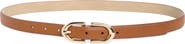 Vince Camuto Stitch Edge Skinny Belt