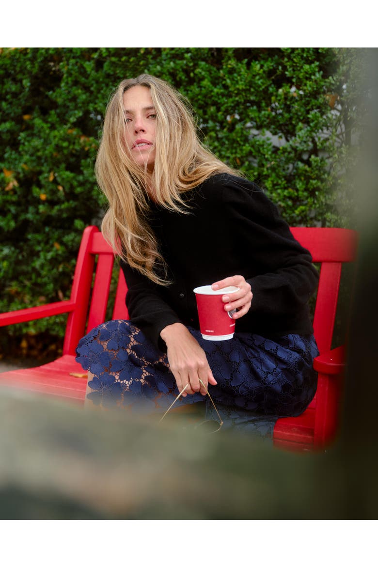Lucy Cashmere Sweater, Alternate, color, Noir