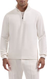 Bugatchi Soft Touch Quarter Zip Pullover