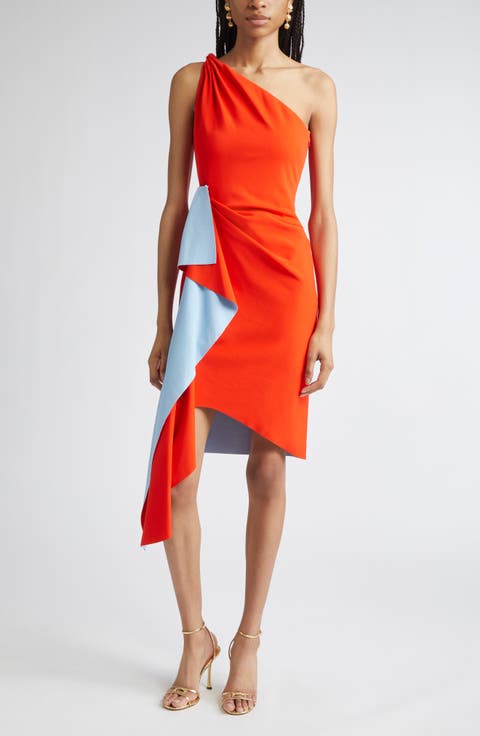 【Oscar de la Renta】SALEお早めに★スカロップ ミディドレス Women's Oscar de la Renta Dresses | Nordstrom
