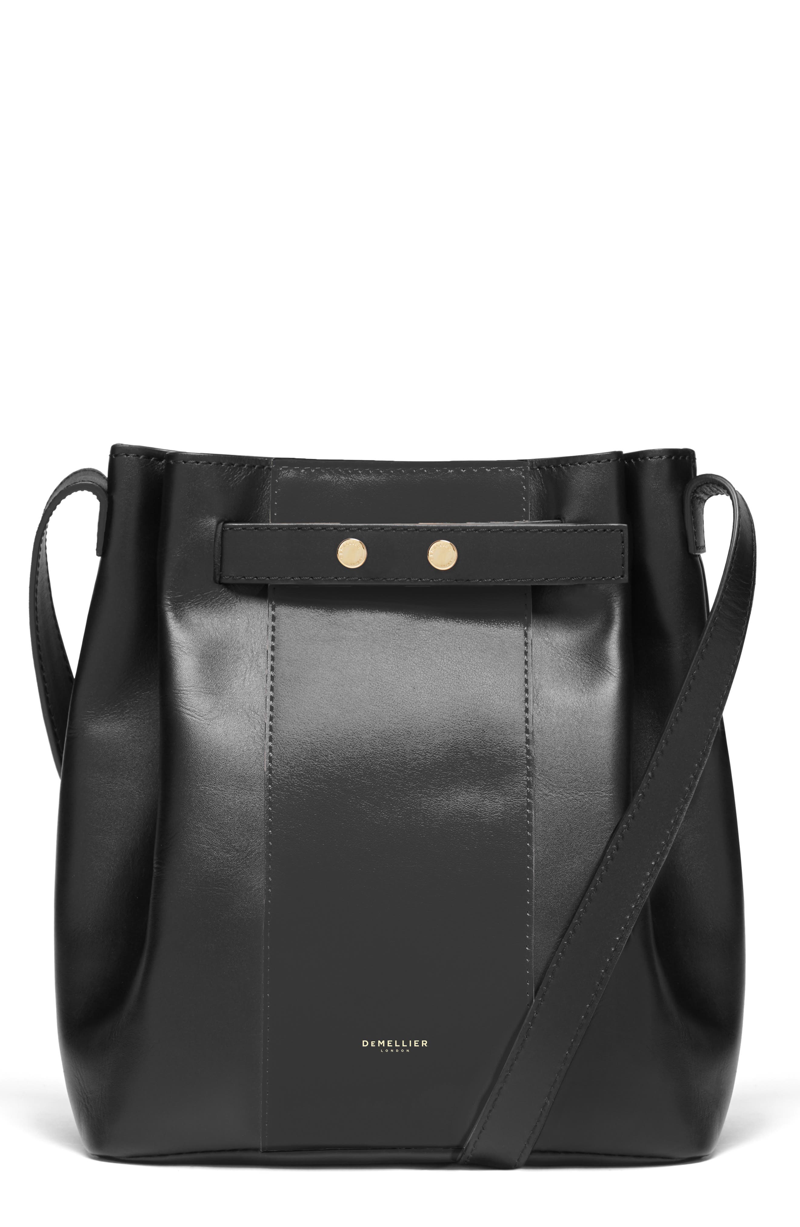 DeMellier Naples Leather Shoulder Bag, Main, color, 