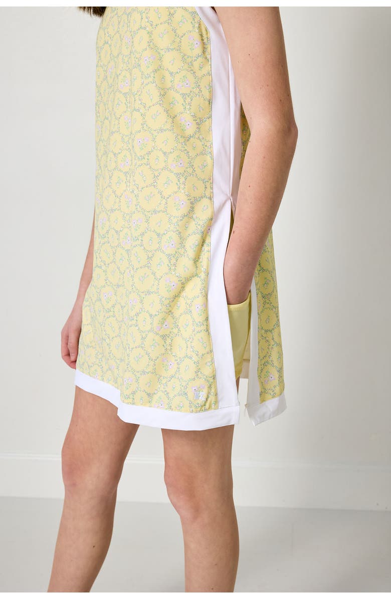 Courtside Kids Girls Lemon Love Dress, Alternate, color, Lemon