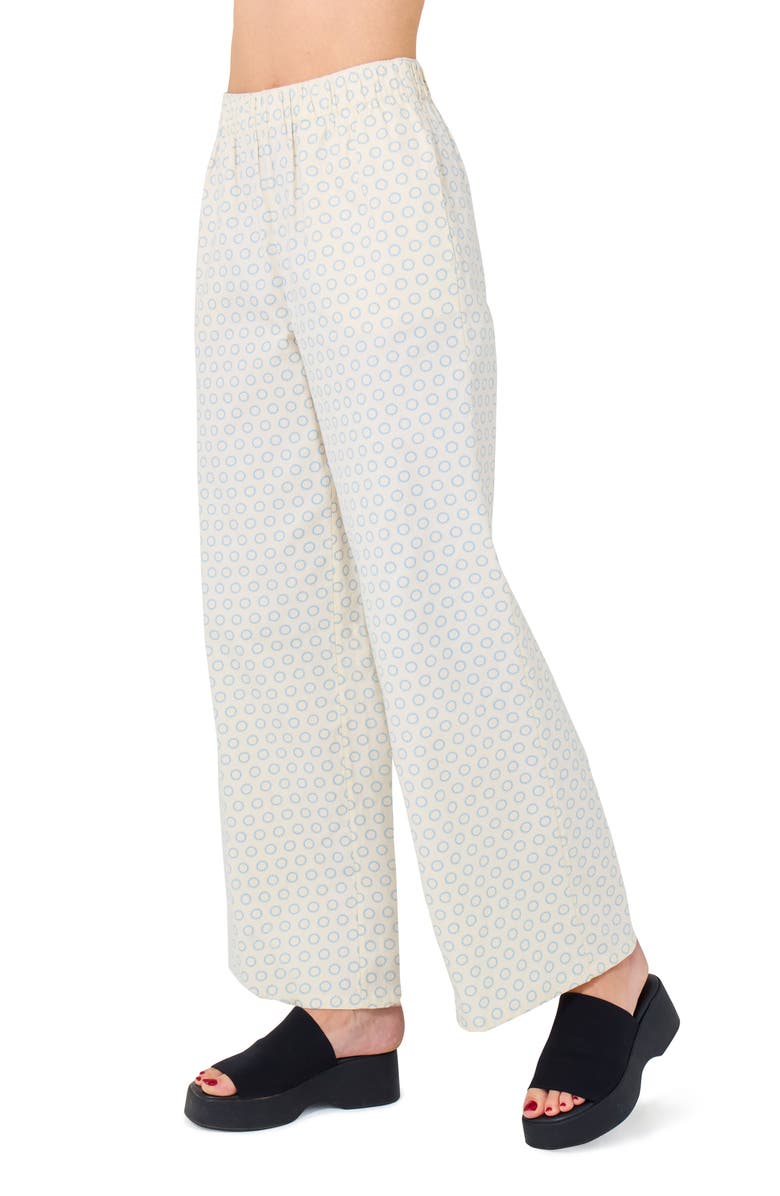 Hurley Karma Wide Leg Pants, Alternate, color, Dusk Blue