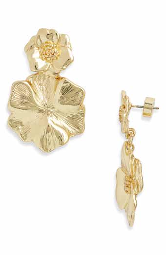Pansy Drop Earrings