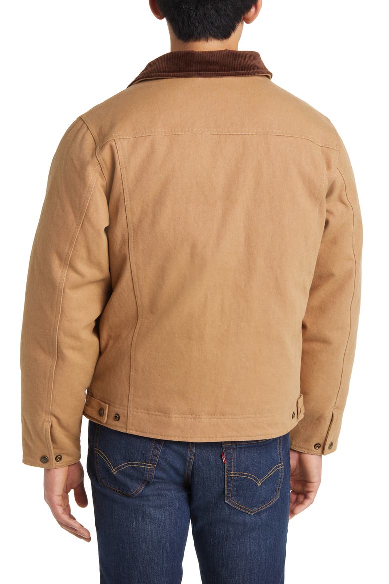 Union Cotton Canvas Down Work Jacket, Alternate, color, KHAKI