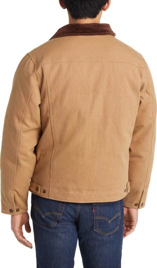 Schott NYC Union Cotton Canvas Down Work Jacket | Nordstrom