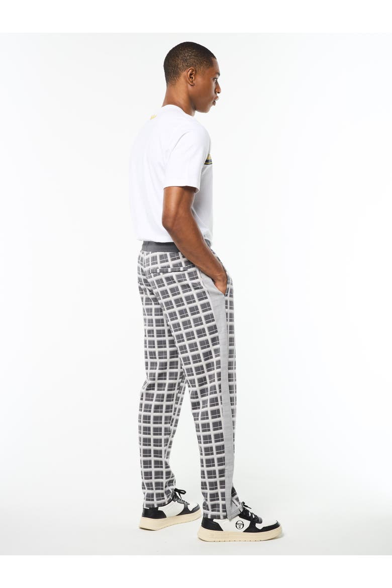 Damarindo Check Track Pant, Alternate, color, QUIET GREY