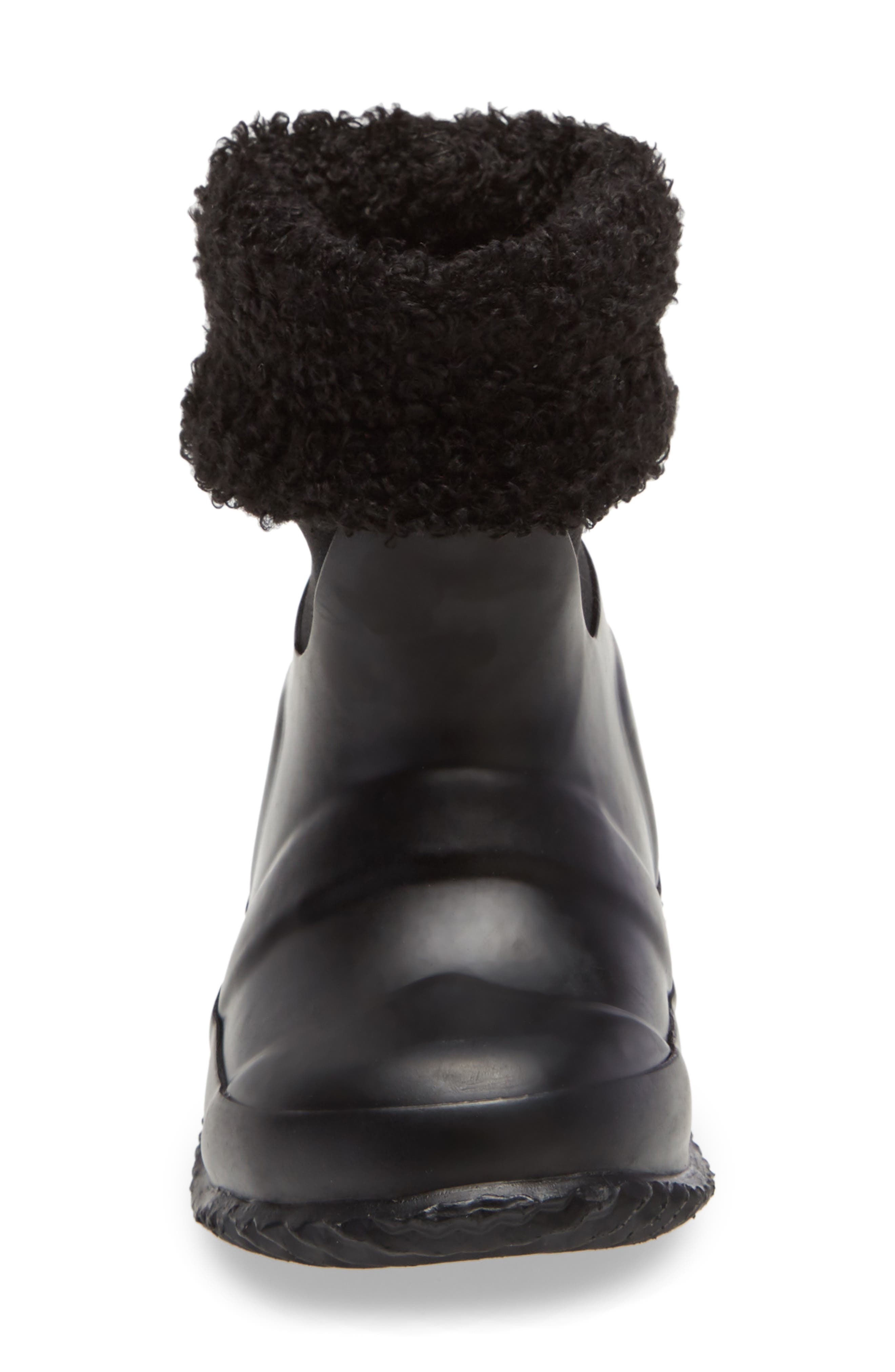 Hunter Original Faux Shearling Lined Boot, Alternate, color, 