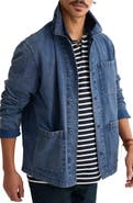 Seasalt Cornwall Tin Stream Denim Work Jacket