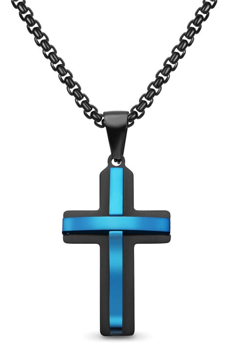 Men's Cross Pendant Necklace