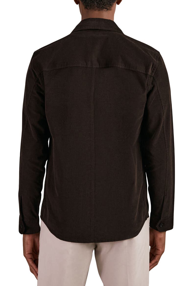 Kai Cotton Shirt Jacket, Alternate, color, BROWN
