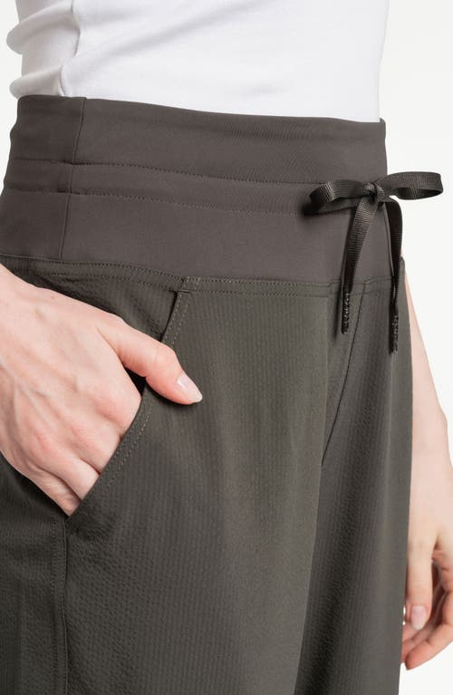 Lole Momentum Crop Drawstring Pants In Olive