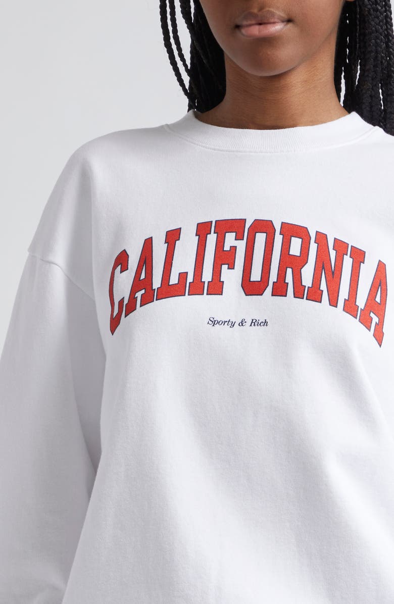 Sporty & Rich California Graphic Sweatshirt, Alternate, color,