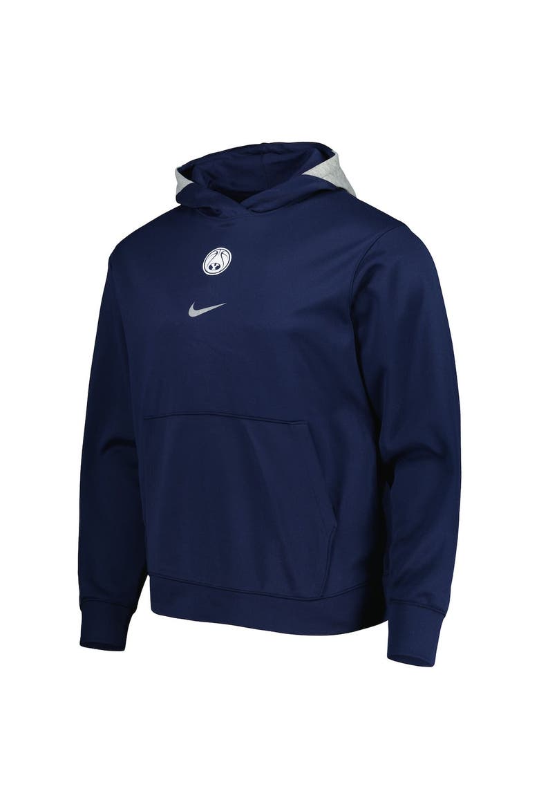 Men's Nike Navy BYU Cougars Spotlight Performance Pullover Hoodie, Alternate, color, Navy
