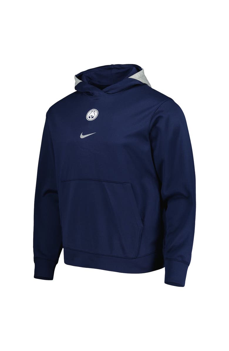 Nike Men's Nike Navy BYU Cougars Spotlight Performance Pullover Hoodie, Alternate, color,