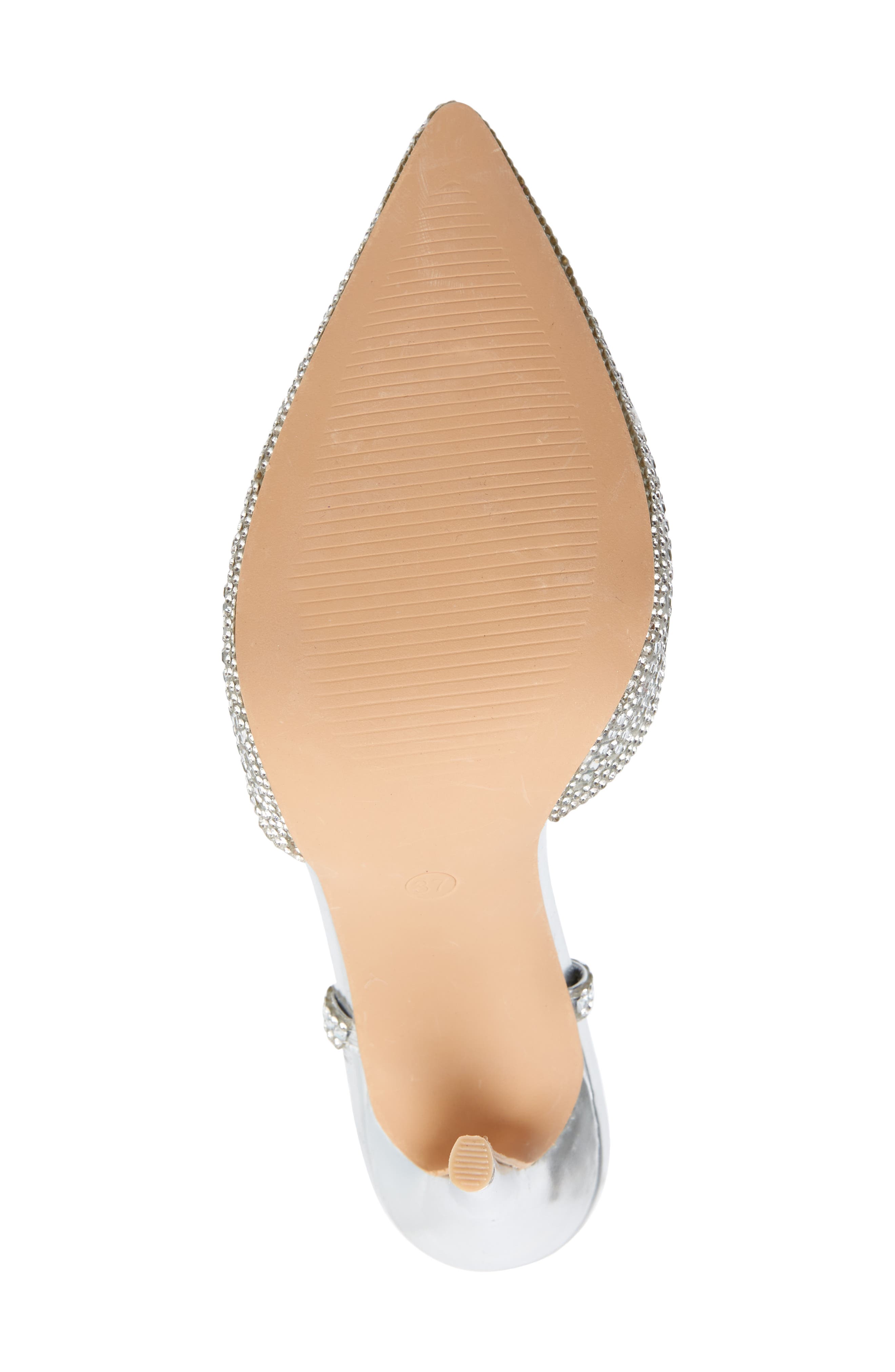 AZALEA WANG Riss Crystal Pointed Toe Pump, Alternate, color, 