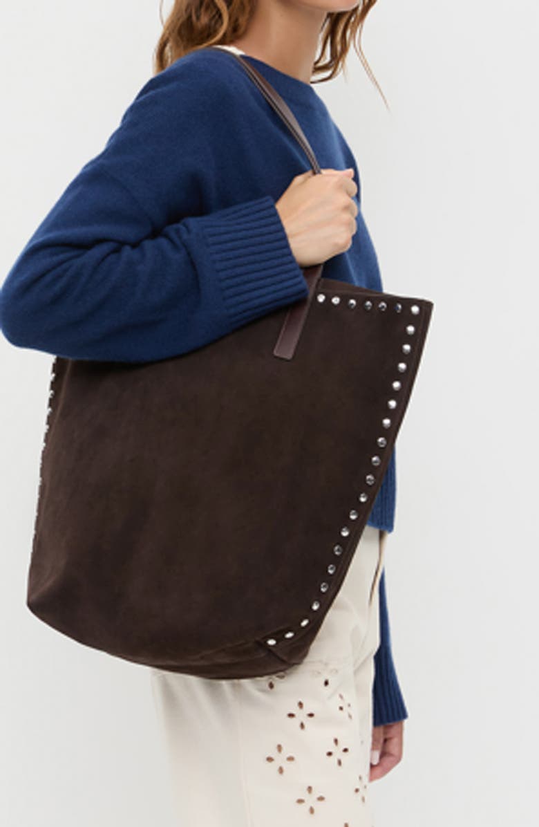 Loeffler Randall Walker Tote, Alternate, color, Tmoro/ Silver