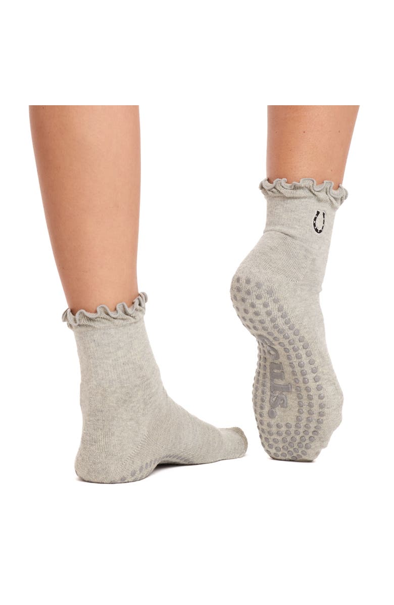 Souls. Grey Horseshoe Grip Sock, Alternate, color, Grey