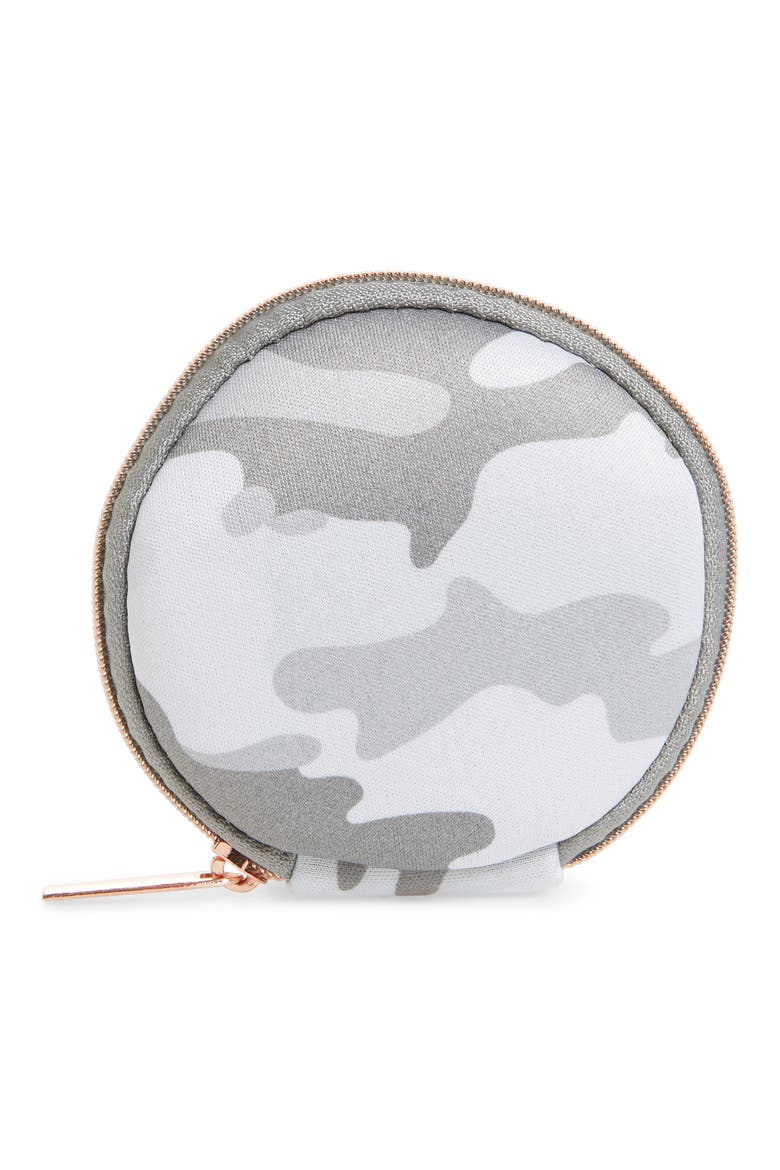 Neoprene Earbuds Case, Main, color, CAMO