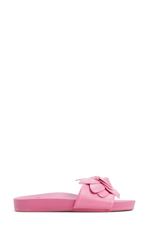 Roxy Flower Girl Slide Sandal In Medium Pink