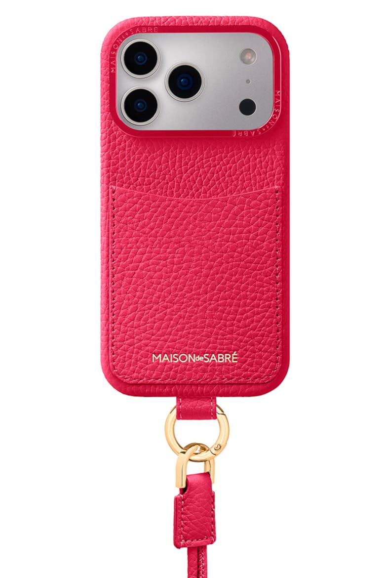 Sling Phone Case iPhone 17 Pro Max, Main, color, Shibuya Fuchsia