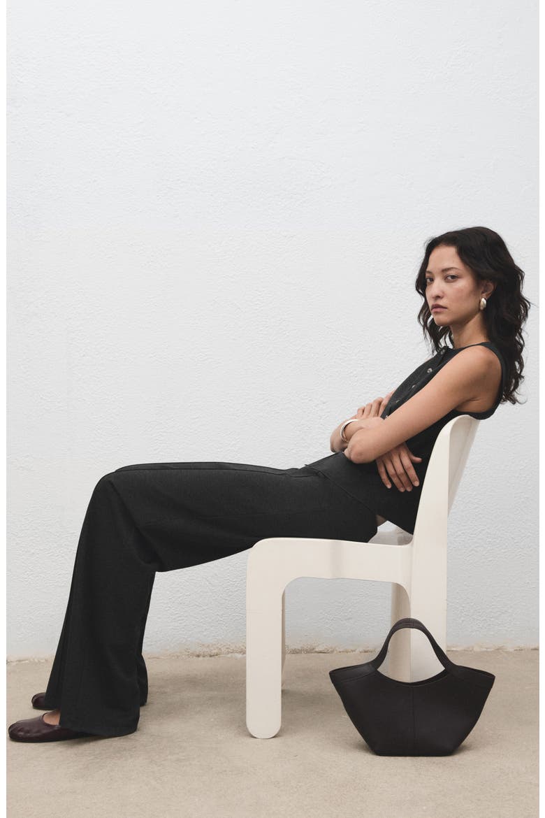 Pull-On Straight Leg Pants, Alternate, color, GREY