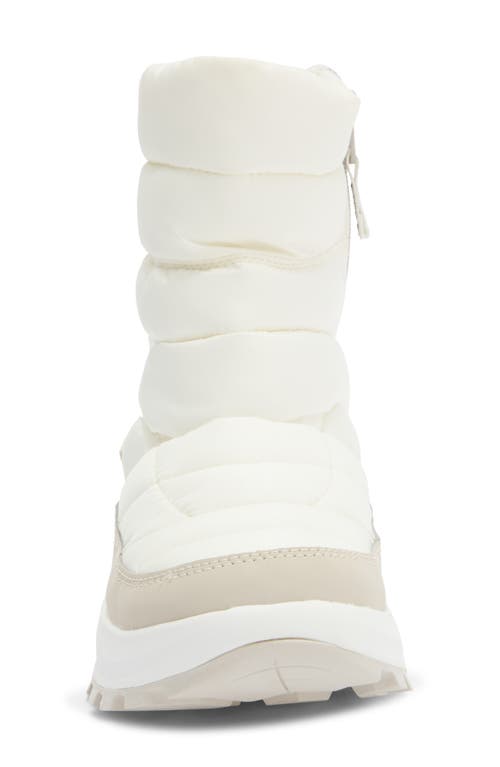 Columbia Snowtrot Waterproof Insulated Mid Hiking Boot In White