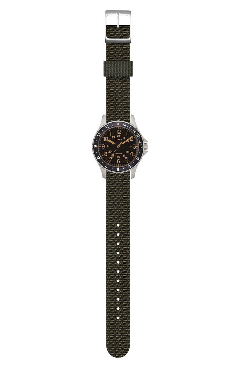 Timex<sup>®</sup> ARCHIVE Navi Ocean Reversible NATO Strap Watch, 38mm, Alternate, color, 