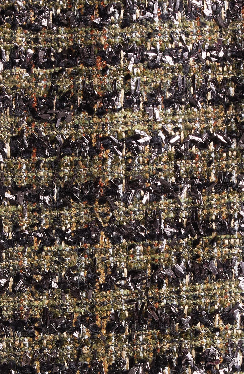 ST. JOHN Metallic Eyelash Tweed Jacket, Alternate, color,