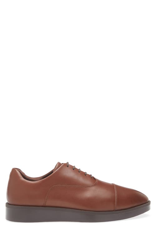 Wolf & Shepherd Men's Closer Leather Oxford Dress Shoes In Brown Oxford