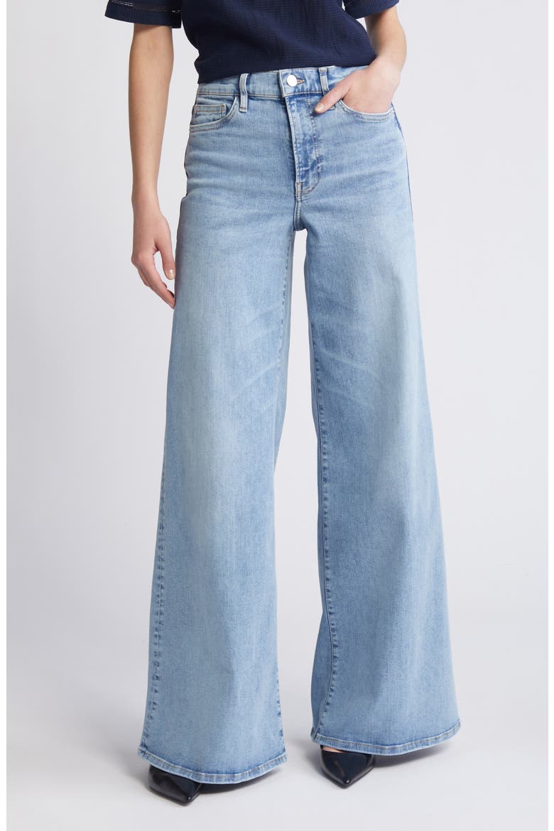 Le Palazzo High Waist Wide Leg Jeans, Main, color, COLORADO